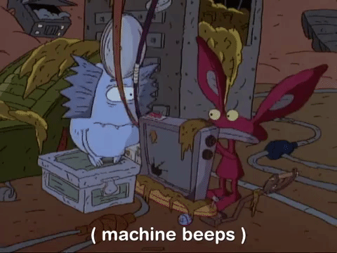 nickrewind giphydvr nicksplat aaahh real monsters giphyarm014 GIF
