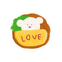 Love Eating Sticker