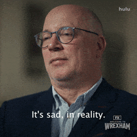 Sad Ryan Reynolds GIF by Welcome to Wrexham