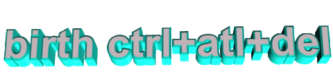 blue Sticker by AnimatedText