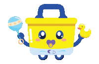 Baby Cheers Sticker by Vitamin Diskon