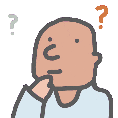 Confused Face Sticker by Luis Ricardo
