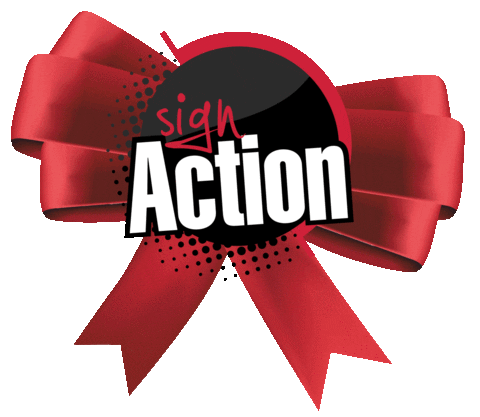 Sticker by Sign Action