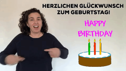 happy birthday GIF
