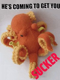 Octopus Sucker GIF by TeaCosyFolk