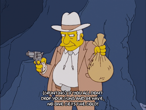 Angry Season 17 GIF by The Simpsons