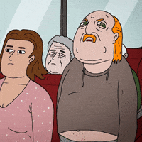 Aanenmatig bus animatie tekenfilm grappig GIF