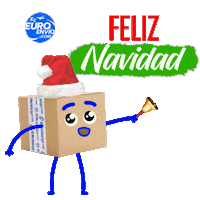 Santa Box Sticker by Euroenvío