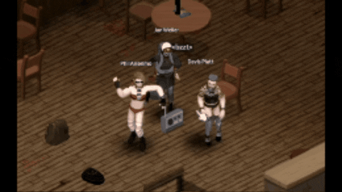 BorpoTheWizard giphygifmaker dancing project zomboid borpo the wizard GIF