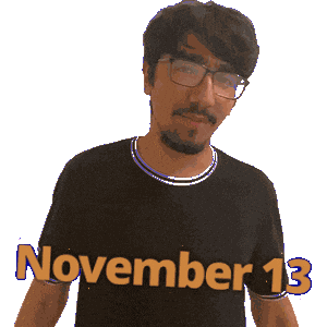 November 13 Sticker