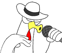 Chicken Sing Sticker by happydog