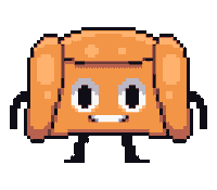 8 Bit Food Sticker
