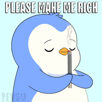 Pray Make Me Rich GIF by Pudgy Memez