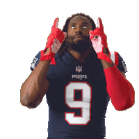 Football Look Up Sticker by New England Patriots