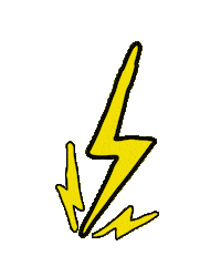 sulatniyela yellow light rain storm Sticker