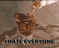 i hate everyone GIF