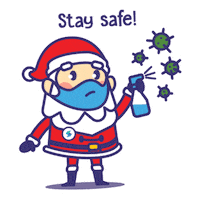 Happy Merry Christmas Sticker by Setel