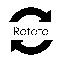 Arrows Rotate Sticker by Octal7