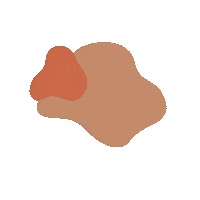 emendress abstract boho shape blob Sticker