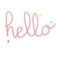 Color Hello Sticker