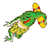 Skate Koi Sticker