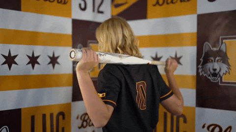 Loyola Softball GIF by LoyolaRamblers