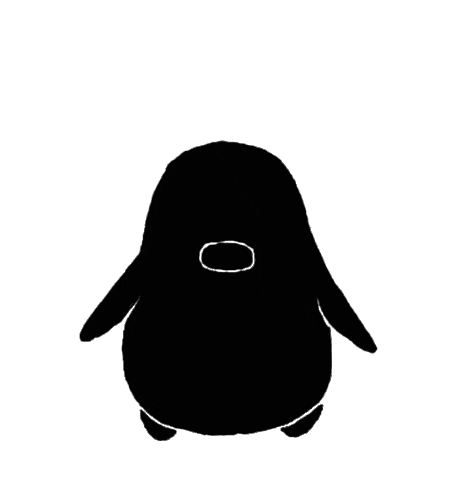 happy penguin Sticker by Melissa Goh