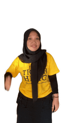 No Way Wow Sticker by Trash Hero World