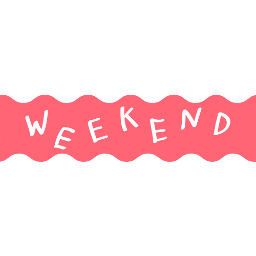 Weekend Sticker by Miro