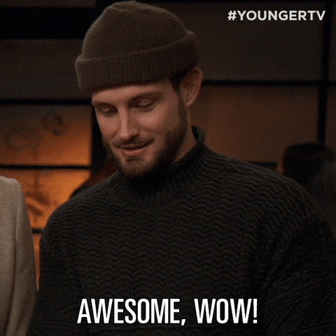 Tv Land Wow GIF by YoungerTV