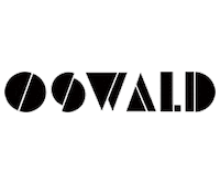 baroswald cool white black type Sticker