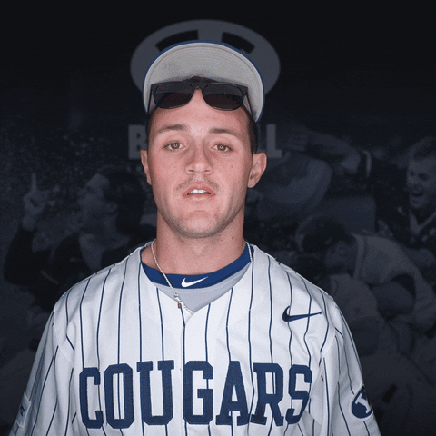Sport Baseball GIF by BYU Cougars