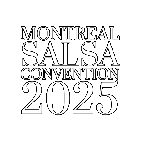 montrealsalsaconvention giphygifmaker 2025 salsa bachata Sticker
