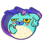 KitsaOnetoo love fish lover pencil Sticker
