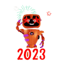 New Year Celebration Sticker by Wikolo Super App