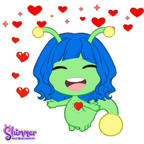 Mi Amor Love Sticker by ShimmertheGlowworm