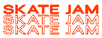 skate jam Sticker by Hypetalk