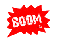 Boom Knaller Sticker by Pyroland