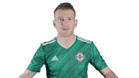 Steven Davis Gawa Sticker by Northern Ireland