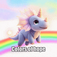 Rainbow Joy GIF by Divineasaur