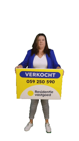 Verkocht Sticker by Residentie Vastgoed