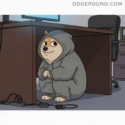 Avoiding Shiba Inu GIF by Doge Pound