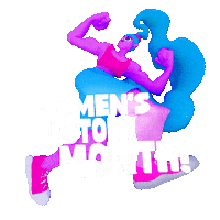 Girl Power Strength Sticker