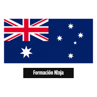 Flag Australia Sticker by Formación Ninja