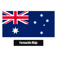 Flag Australia Sticker by Formación Ninja