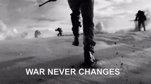 War Never Changes Fallout GIF