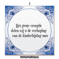 Geluk Trots Sticker by Tegelspreuken.nl