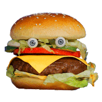Kenan And Kel Burger Sticker by Paramount+