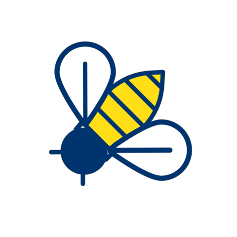 JerseyElectricity nature bee bees je Sticker