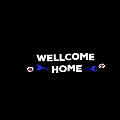 Wellcollc home house key wellcome home GIF